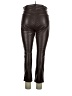 Gap 100% Polyester Brown Faux Leather Pants Size 14 r - photo 2