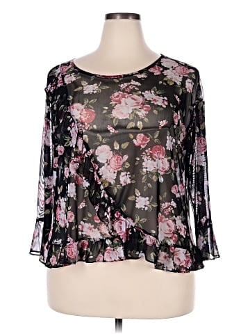 Ultra Teeze 3/4 Sleeve Blouse (view 1)