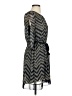 En Focus Studio 100% Polyester Chevron-herringbone Gray Casual Dress Size 4 (petite) - photo 4