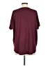 Double Zero Burgundy Short Sleeve Blouse Size M - photo 2