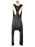 Blue Rain Solid Gray Jumpsuit Size S - photo 2