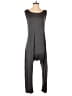 Blue Rain Solid Gray Jumpsuit Size S - photo 1