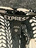 Express 100% Rayon Black Casual Dress Size XS - photo 7