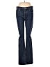 APC 100% Cotton Hearts Blue Jeans Size 28 waist - photo 1