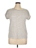 Stylus Stripes Silver Short Sleeve T-Shirt Size XL - photo 1