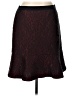 Ann Taylor Animal Print Burgundy Formal Skirt Size 10 - photo 1