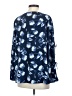 dalia 100% Polyester Blue Long Sleeve Blouse Size 2 - photo 2