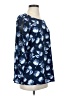 dalia 100% Polyester Blue Long Sleeve Blouse Size 2 - photo 4