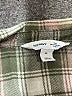 Old Navy 100% Cotton Plaid Gray 3/4 Sleeve Button-Down Shirt Size XL - photo 7
