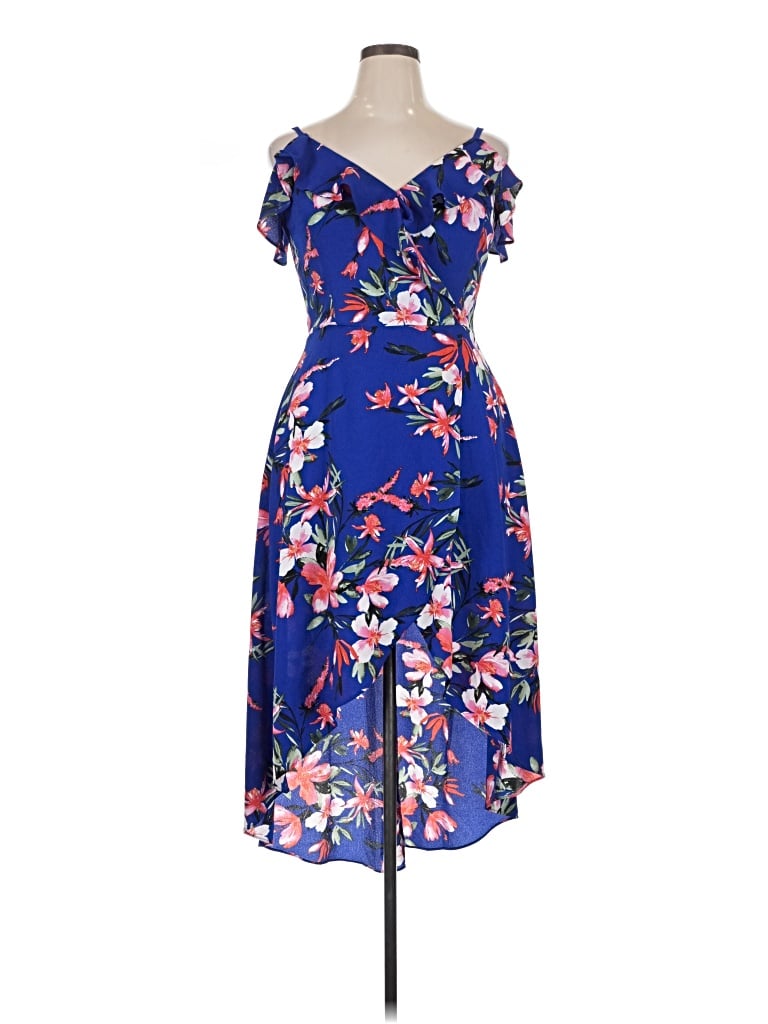 Pre-owned Iz Byer Cocktail Dress In Blue