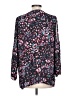 Thalia Sodi 100% Polyester Black Pink 3/4 Sleeve Blouse Size L - photo 2