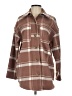 A New Day Plaid Brown Coat Size S - photo 1