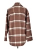 A New Day Plaid Brown Coat Size S - photo 2