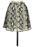 TOBI 100% Polyester Animal Print Silver Gray Formal Skirt Size S - photo 2