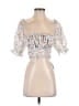 Storets 100% Polyester Ivory Short Sleeve Blouse Size Sm - Med - photo 1