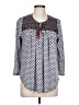 Ezra Gray 3/4 Sleeve Blouse Size L - photo 1