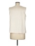 Shein Ivory Sleeveless Blouse Size 6 - photo 2