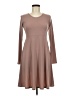 Assorted Brands Solid Brown Casual Dress Size 8 - photo 1