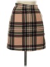 Shein Plaid Brown Casual Skirt Size 2 - photo 1