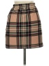 Shein Plaid Brown Casual Skirt Size 2 - photo 2