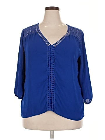 Xhilaration 3/4 Sleeve Blouse (view 1)