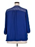 Xhilaration 100% Polyester Blue 3/4 Sleeve Blouse Size XXL - photo 2