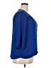 Xhilaration 100% Polyester Blue 3/4 Sleeve Blouse Size XXL - photo 4