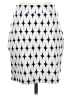 Renee C. Graphic White Casual Skirt Size S - photo 2