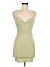 Cider Solid Green Cocktail Dress Size M - photo 1