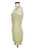 Cider Solid Green Cocktail Dress Size M - photo 5