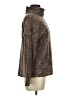 Vince Camuto Animal Print Brown Long Sleeve Blouse Size M - photo 4