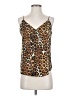 Express 100% Polyester Brown Sleeveless Top Size XS - photo 1