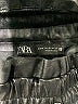 Zara Metallic Black Shorts Size M - photo 3