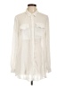 Zara Ivory Long Sleeve Blouse Size L - photo 1