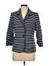 Laundry by Shelli Segal Stripes Blue Blazer Size 10 - photo 1