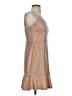 Crystal Doll 100% Polyester Tweed Tan Cocktail Dress Size 3 - photo 4