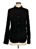 Splendid 100% Polyester Black Long Sleeve Blouse Size L - photo 1
