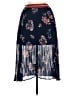 Soulmates 100% Polyester Floral Blue Casual Skirt Size M - photo 2