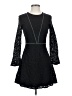 Mango Tweed Black Cocktail Dress Size 4 - photo 1