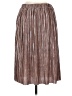Sugar Lips 100% Polyester Metallic Brown Casual Skirt Size M - photo 2