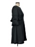 19 Cooper 100% Polyester Solid Black Casual Dress Size L - photo 4