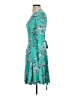 Splendid Teal Black Kimono Size XS - photo 5