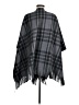 RACHEL Rachel Roy 100% Polyester Gray Poncho One size - photo 2