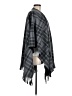 RACHEL Rachel Roy 100% Polyester Gray Poncho One size - photo 4