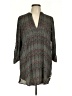 Lush Chevron-herringbone Gray Kimono Size L - photo 1