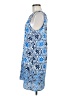 Mud Pie 100% Polyester Print Blue Casual Dress Size M - photo 5