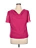 Studio 1 100% Polyester Pink Short Sleeve Blouse Size 14W - photo 1