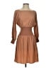 Tibi 100% Silk Solid Tan Cocktail Dress Size 2 - photo 1