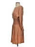 Tibi 100% Silk Solid Tan Cocktail Dress Size 2 - photo 5