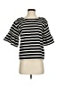 J.Crew Stripes Black Short Sleeve Top Size S - photo 1